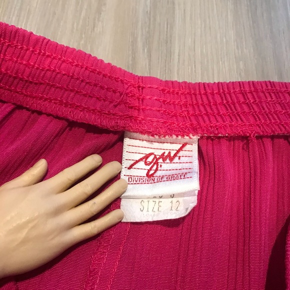 ⚡️Vintage Hot Pink Two Piece Button Down Set ⚡️ - Picture 4 of 11